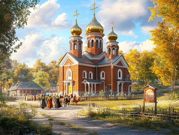 Храм в станице Прочноокопской