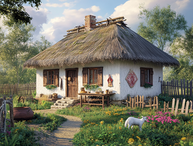 Дом казака в станице Прочноокопской (этнографическая реконструкция)