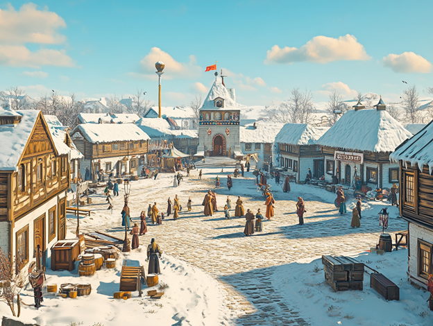 Станичный круг и казачий курень (центр казачьей жизни)