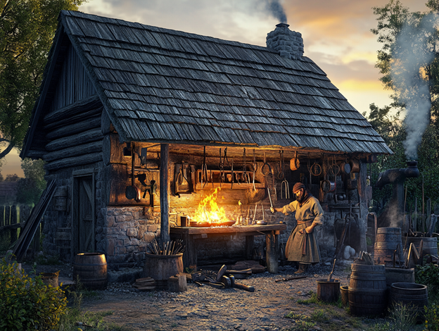 Казачья кузница (мастерская у огня)