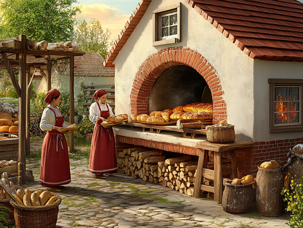 Немецкая пекарня и домашний уклад в колонии Фриденталь