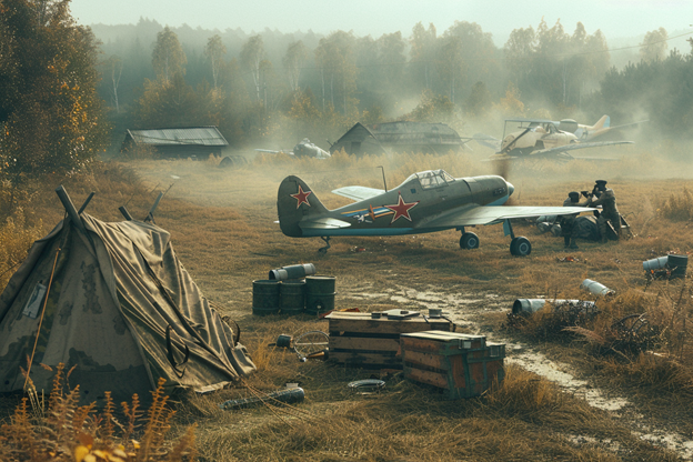 Бывший военный аэродром у хутора Сергеевского