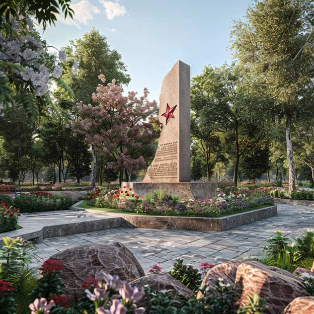 Памятник участникам Афганской и Чеченской войн (г. Новокубанск)