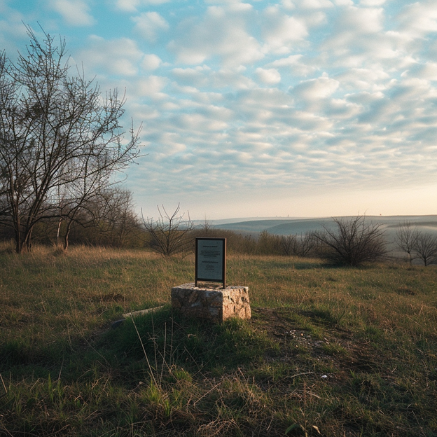 Мемориальный знак на месте применения эфирного наркоза Николаем Пироговым (станица Прочноокопская)