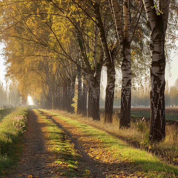 Лесополоса у села Октябрьское — зелёный щит от ветра и зноя