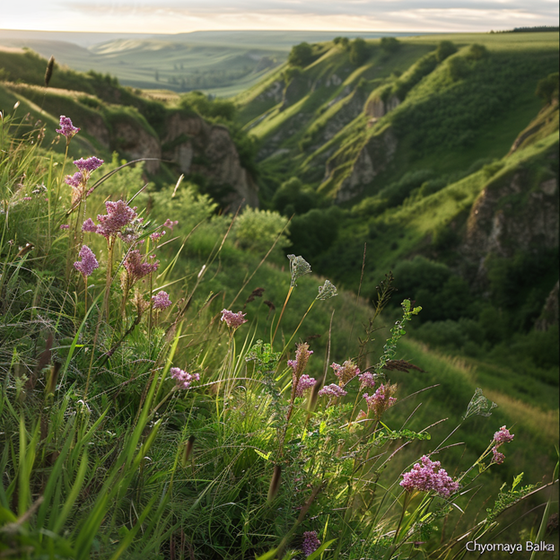 Урочище «Чёрная балка» — природный ландшафтный уголок с дикой флорой